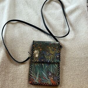 Van Gogh inspired small shoulder bag